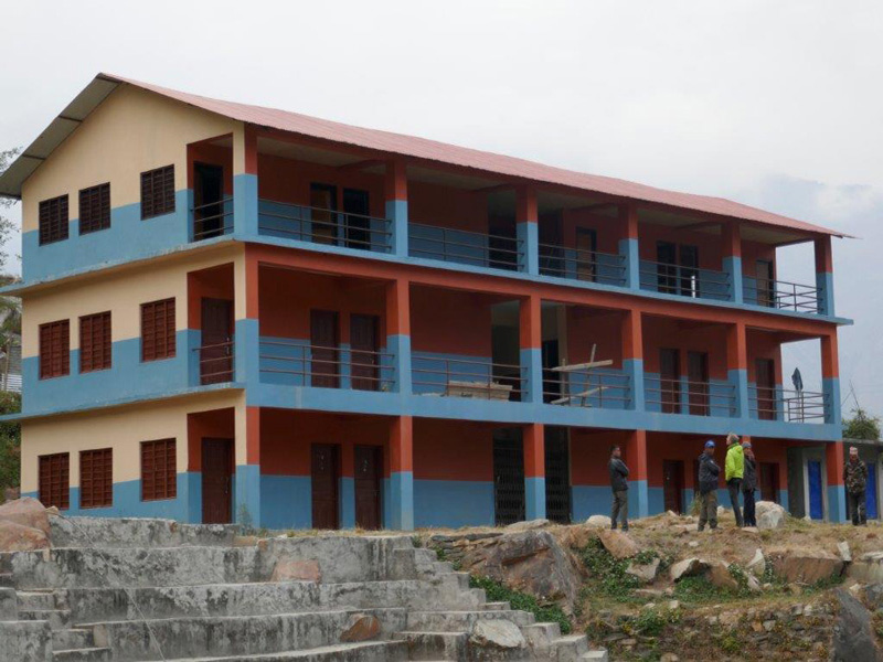 Schulgebäude in Ghara